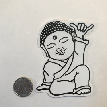 Shaka Buddha Sticker Love